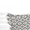 Homeroots 50" X 60" Gray and White Woven Cotton Geometric Throw Blanket with Fringe 516606 - alternate 3
