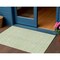 Homeroots 3' X 5' Mint Green And Ivory Geometric Washable Indoor Outdoor Area Rug 596123 - alternate 1