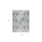 Homeroots 8' X 10' Navy Blue Sky Blue And Ivory Nautical Indoor Outdoor Area Rug 550241 - alternate 2