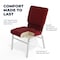Flash Furniture Burgundy Fabric Church Chair, PK4 4-XU-CH-60096-BY-SILV-BAS-GG - alternate 4