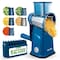 Nutrichef 5 in 1 Cheese Grater & Shredder, Blue NCCHS5BLDBL - alternate 1