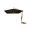 Bambrella 10' Square Bamboo Cantilever Umbrella w/354lb Base System-Black Canopy 3.0m SQ-SW-L-B-BS - alternate 1