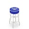 Holland Bar Stool Co 30" U.S. Air Force Cushion Seat, 2-Ring Chrome Swivel Bar Stool L7C130AirFor - alternate 1
