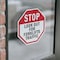 Signmission Stop Look Out for Forklifts Traffic, 4 inch X 4 inch, Vinyl Decal, 2PK OC-D-2PACK-4-58 - alternate 2