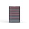 Strong Hold 6 drawer cabinet - (1x 3ft, 3x 5ft, 2x 7ft) - Red accents - Keyed Alike S3044-PPAAS-0601DS - alternate 1