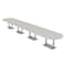 Skutchi Designs Racetrack Conference Table With Power Unit, 48 in W, 264 in L, Ivory HAR-RAC-48X264-DOU-K458-NA - alternate 1