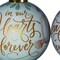 Homeroots White and Gold In Our Hearts Forever Hand Painted Mouth Blown Glass Ornament 477555 - alternate 2