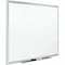Acco Dry Erase Board, Porcelain, 36 in, 60 in, Aluminum Frame, White 2545 - alternate 1