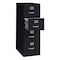 Hirsh 18" W 4 Drawer Vertical File Cabinet, Black, Legal 16702 - alternate 2