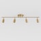 Vidalite Shura Brushed Brass 4-Light Track Light with Rotatable Heads, Integrated LED, 3000k, 2240 Lmn CE1009073 - alternate 4