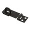 Prime-Line Door and Gate, Safety Hasp Hinge Latch with Fixed Staple 1-3/4 inch with Screws, Matte Black U 117018 - alternate 2