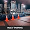 Vevor Traffic Safety Cones PVC Parking Cones 18" W/ 1 Reflective Collars 11" X 11" Red PVC Base, 20PK CC-A45-20PCS - alternate 4