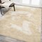 Jonathan Y Petalo Abstract Two-Tone Modern Gold/Cream 4 ft. x 6 ft. Area Rug CTP200E-4 - alternate 6