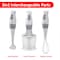 Brentwood Industries 2 Speed Hand Blender with Balloon Whisk in White HB-38W - alternate 4