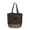 Picnic Time Family Of Brands NFL New England Patriots - Coronado Canvas and Willow Basket Tote 203-00-140-194-2 - alternate 2