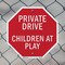 Signmission Private Drive Children at Play, 10 inch X 10 inch, Aluminum Metal Signs, 2PK OC-A-2PACK-10-35 - alternate 4