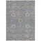 Homeroots 10' X 14' Denim Blue Ivory And Coral Floral Washable Indoor Outdoor Area Rug 604772 - alternate 5