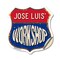 Signmission Jose Luis's Workshop, 12 Inch X 12 Inch, Vinyl Decal SHI-D-12-489-JOSE LUIS - alternate 1