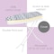 Seymour Home Products 15 in. W X 55 in. L Cotton Blue Ironing Board Cover and Pad 2210004 - alternate 3