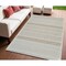 Homeroots 4' X 6' Beige and Brown Geometric Distressed Indoor Outdoor Area Rug 558746 - alternate 1