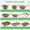 Nutrichef 22‑Piece Non‑Stick Ceramic Pots and Pans Set NCCW22MAR - alternate 4