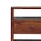 Homeroots 24" Chestnut Solid Wood One Drawer Nightstand 651579 - alternate 3