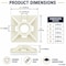 Kable Kontrol Adhesive Cable Tie Mounts, 3/4" Sq, Natural Nylon, PK100 CT283 - alternate 5