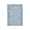 Homeroots 8' X 10' Blue And Silver Patchwork Washable Indoor Outdoor Area Rug 631422 - alternate 4