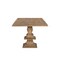 Homeroots 96" Brown Solid Wood Double Pedestal Base Dining Table 565238 - alternate 6