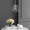 Jonathan Y Ira 6.3 in. Adjustable Drop Metal LED Pendant, Chrome JYL3525A - alternate 6