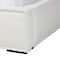 Baxton Studio Laverick Modern Cream Boucle Queen Platform Bed with Border Piping 254-13933-ZORO - alternate 3