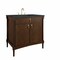 James Martin Vanities Kinnsden 36" Single Vanity, Sable Oak w/ 3 CM Charcoal Soapstone Silestone Top D680-V36-SBK-3CSP - alternate 4