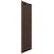 Ekena Millwork True Fit PVC Two Equal Flat Panel Shutters, Raisin Brown, 12W x 33H, PR TFP101FPF12X033TB - alternate 3
