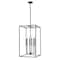 Z-Lite Gaultier Matte Black+Modern Gold 6 Light Chandelier 6100-32MB - alternate 1