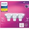 Signify Classic Glass 50W Equivalent Bright White MR16 GU5.3 LED Floodlight Light Bulb, 3PK 567339 - alternate 3
