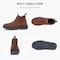 Handpoint 802 Mens 6 in Soft Toe Slip-On Work Boots-Water Resistant Crazy Horse Leather Safety Boots, 10.5 CRZ802D-10.5 - alternate 4