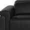 Homeroots 86in Black Italian Leather Power Reclining Loveseat With Storage 720526 - alternate 4