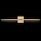 Jonathan Y Makena 28" Modern Minimalist Dimmable Integrated LED Metal Wall Sconce, Brass Gold JYL7022B - alternate 10
