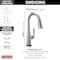 Delta Single Handle Pull Down Bar/Prep Faucet With Touch2O Technology 9982T-AR-PR-DST - alternate 5