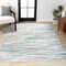 Jonathan Y Speer Abstract Linear Stripe Gray/Blue 4 ft. x 6 ft. Area Rug LUX106A-4 - alternate 1