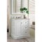 James Martin Vanities De Soto 30" Single Vanity, Bright White, w/ 3 CM Siberian Silestone Top 825-V30-BW-3SFR - alternate 5
