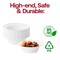 Smarty Had A Party 5 oz. White Flair Plastic Dessert Bowls (180 Bowls), 180PK 205WH-CASE - alternate 5