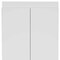 Homeroots 63in Classic White Pantry Cabinet with Two Full Size Doors 403762 - alternate 2