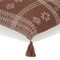 Homeroots 18" Beige and Brown Cotton Throw Pillow with Tassels 529254 - alternate 4