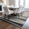 Homeroots 10' X 14' Gray Ivory And Beige Striped Washable Indoor Outdoor Area Rug 597330 - alternate 5