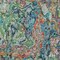 Homeroots 3' X 5' Orange And Teal Blue Abstract Washable Indoor Outdoor Area Rug 588456 - alternate 4