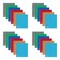 Roaring Spring Case of Wirebound Notebooks, 11"x9", 3 Subject 3 Pkt, 120 sht, College Ruled w/margin, Asstd. Colors, PK24 11384cs - alternate 1