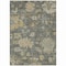 Homeroots 5' X 8' Gray And Charcoal Floral Washable Indoor Outdoor Area Rug 604127 - alternate 4