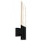 Cwi Lighting Petra Integrated LED 22in Sand Black Indoor-Outdoor Wall Light with Handcrafted Glass 1723W22-1-101-A - alternate 2