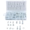 Prosource Nut and Bolt Assortment, Carbon Steel, Zinc, 240-Piece 61465 - alternate 3